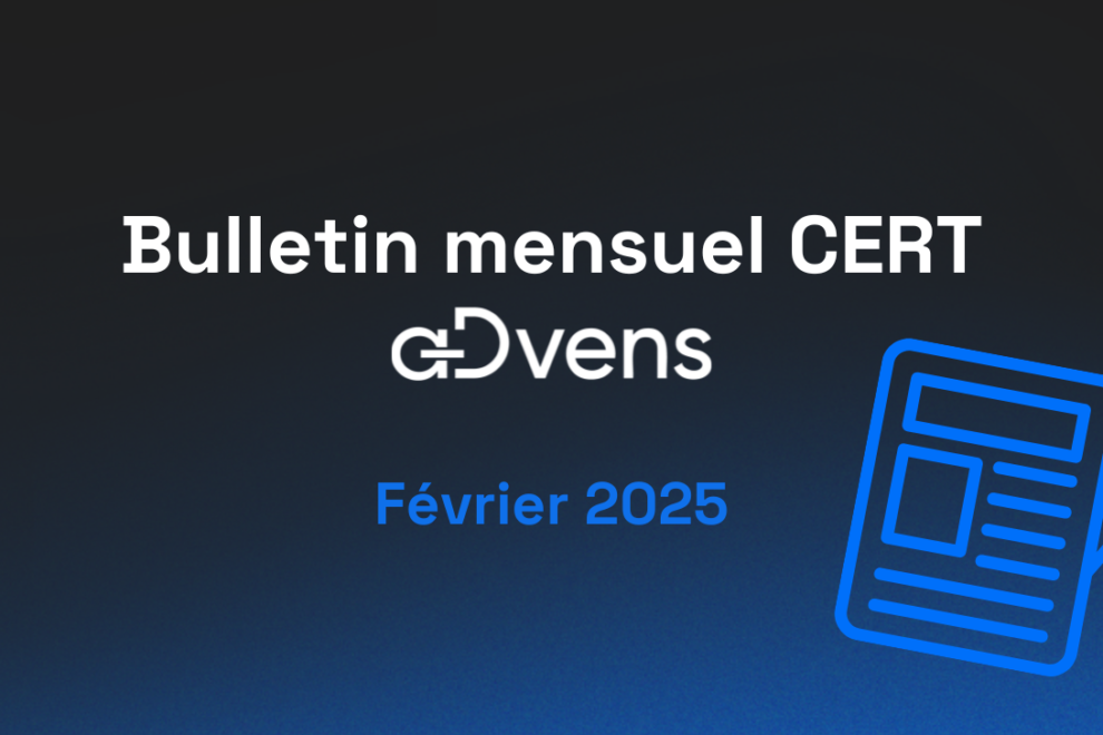 Bulletin CERT fevrier 2025